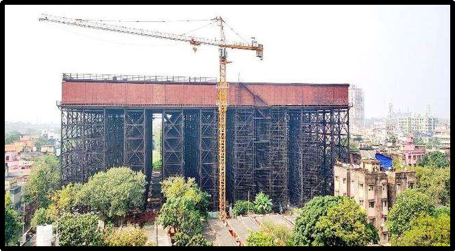 Renewing of 9.0 Mg Capacity Century Old Overhead Balancing Steel Reservoir (Tallah Tank) Under AMRUT for Kolkata Municipal Corporation